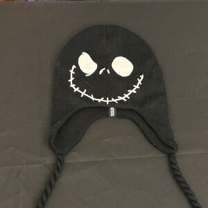 Black Skull Kids Beanie Hat